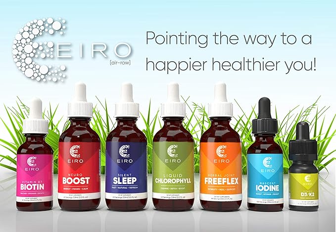 EIRO Nascent Iodine Drops | Superior Absorption | Thyroid Support