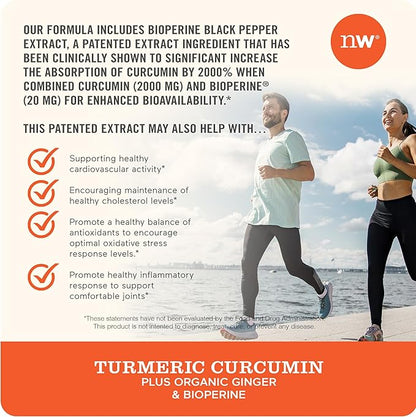 NatureWise Curcumin Turmeric 2250mg - 95% Curcuminoids & BioPerine Black Pepper Extract for Advanced Absorption - Daily Joint and Immune Health Support - Vegan, Non-GMO, 360 Count[120-Day Supply]