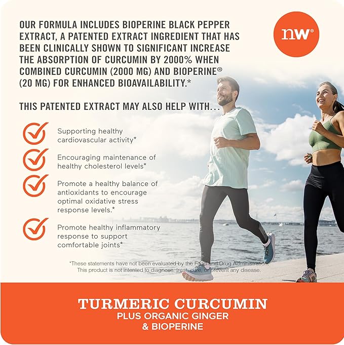 NatureWise Curcumin Turmeric 2250mg - 95% Curcuminoids & BioPerine Black Pepper Extract for Advanced Absorption - Daily Joint and Immune Health Support - Vegan, Non-GMO, 180 Count[60-Day Supply]