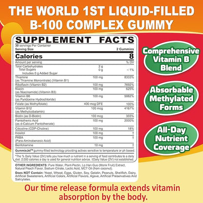NEVISS Vitamin D3 K2 Gummies + Vitamin B100 Complex