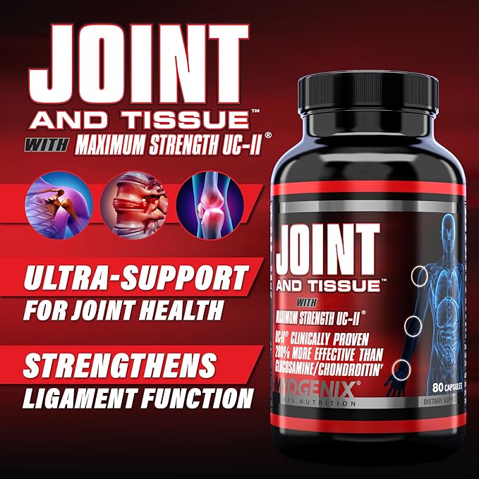Joint & Tissue Supplement - Enhanced Supplement, Now with 500% More Joint Muscle Supplements, Joint Vitamins for Men (240 Caps)