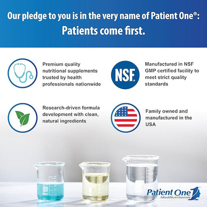 Patient One GastroOne | Powder Supplement to Support GI Lining and Gut and Digestive Health* | with Glutamine, DGL, Ginger, nAG and More | 6.35 oz