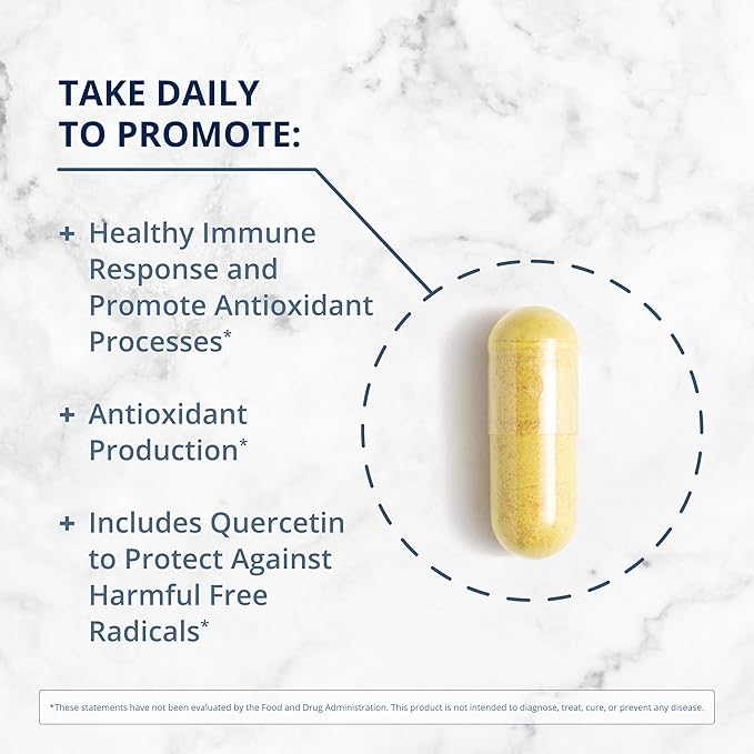 Metagenics Immune Active - Featuring Quercetin, NAC, Zinc, EGCG, and Vitamin C - 30 Servings