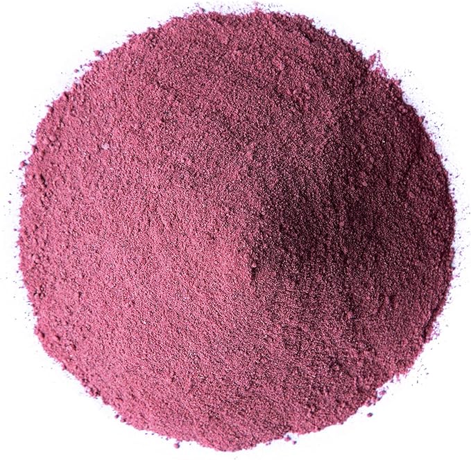 Food to Live Organic Black Elderberry Powder, 1 Pound Non-GMO, Made from Raw Dried Berries, Unsulfured, Vegan, Bulk, Great for Baking, Smoothies, Yogurts, No Sulphites, Contains Maltodextrin