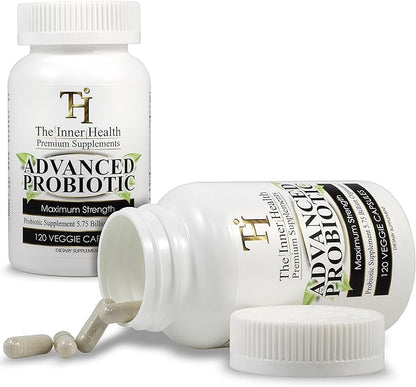 PROBIOTIC Supplement 5.75 Billion Organisms-Bacillus Subtilis Bifidobacterium Longum L.Acidophilus L.Rhamnosus L.Plantarum-120 Caps