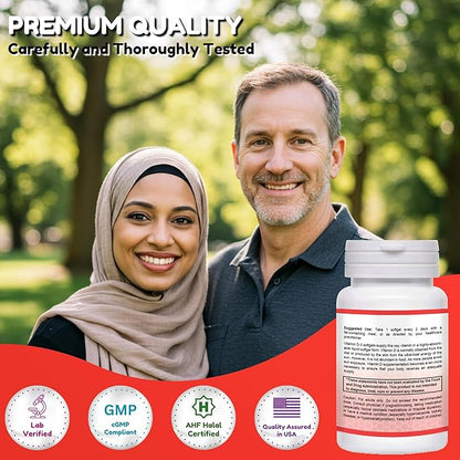 Halal Vitamin D, Halal Vitamin D3, 5000 IU Softgels, 120 Servings. Non-GMO, Gluten-Free, Supports: Structure, Bones, Teeth, Heart, Muscle & Immune Functions
