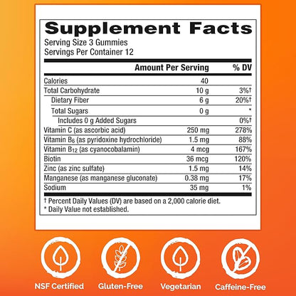 Emergen-C Zero Sugar Immune Support Adult Gummies 36 Count