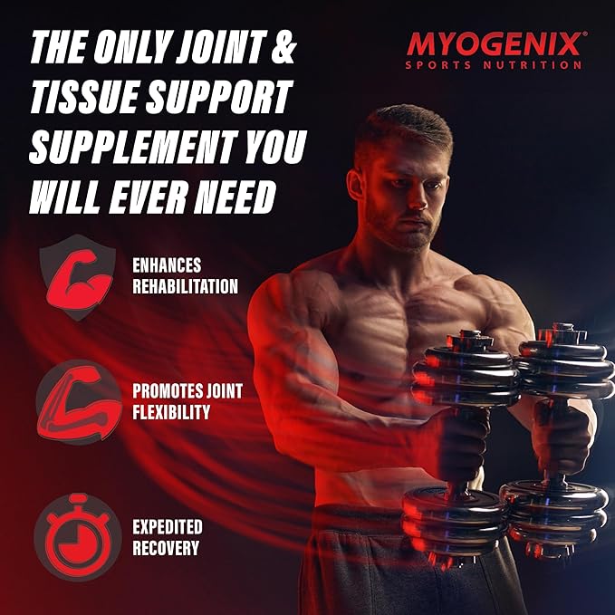 Joint & Tissue Supplement - Enhanced Supplement, Now with 500% More Joint Muscle Supplements, Joint Vitamins for Men (240 Caps)
