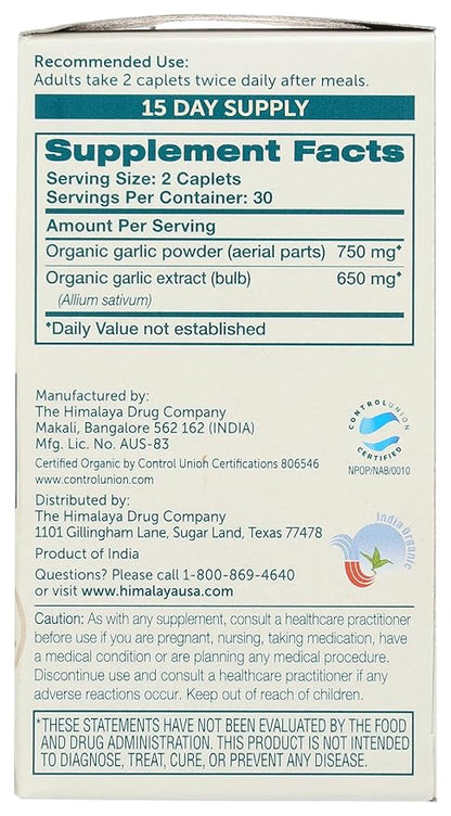 HIMALAYA Organic Garlic, 60 CT