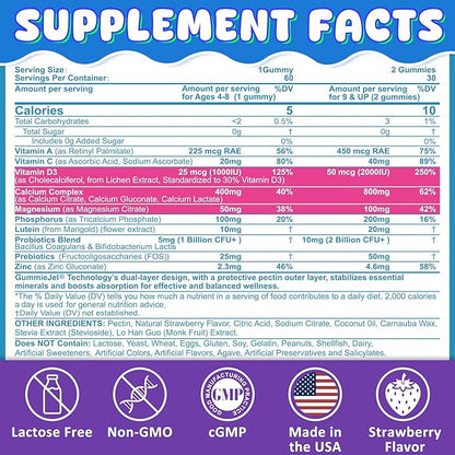NAD+ Supplement for Women with Urolithin A, Polyphenol Complex, Resveratrol + Kids Calcium Gummies