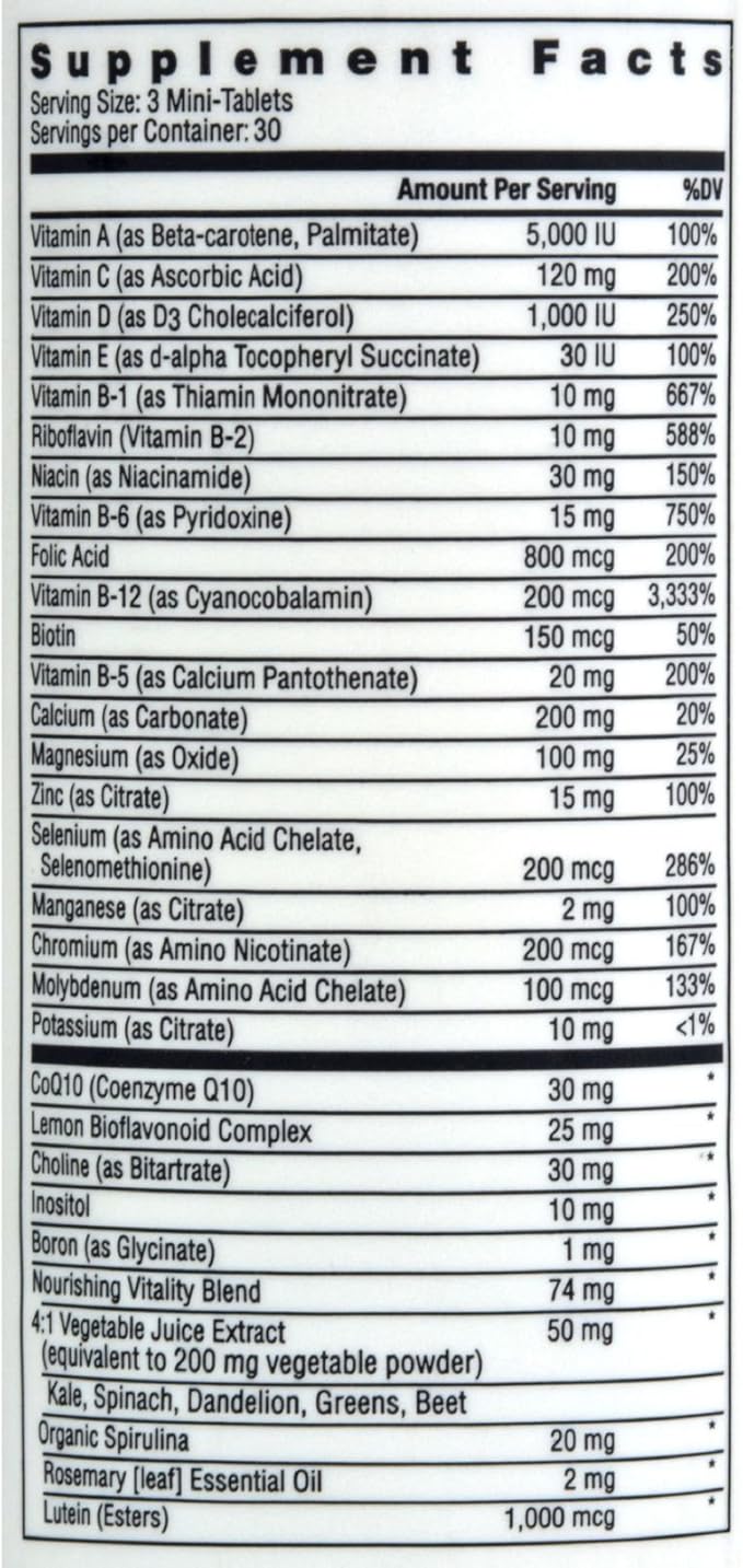 Rainbow Light Multivitamin 50+ Mini, 90 ct
