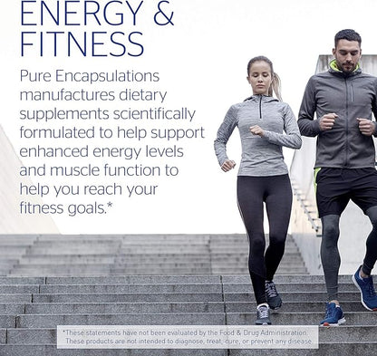 Pure Encapsulations Mitochondria-ATP - Mitochondrial Support - ATP Production Aid* - with Vitamin C, Vitamin E & Thiamin - Antioxidant Support - 120 Capsules