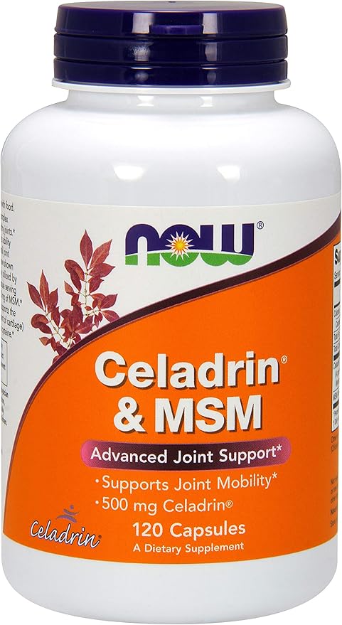 Celadrin® and MSM 500mg 120 Capsules (Pack of 2)