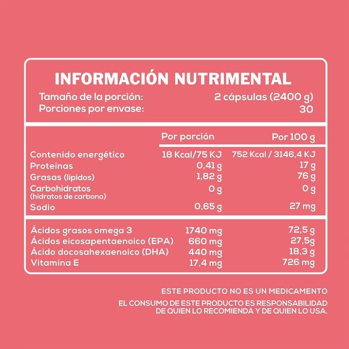 Caro FIT - High Concentration Salmon Omega 3 EPA DHA 60 Softgels