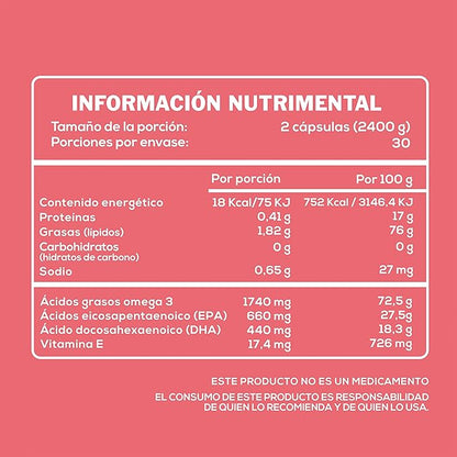 Caro FIT - High Concentration Salmon Omega 3 EPA DHA 60 Softgels