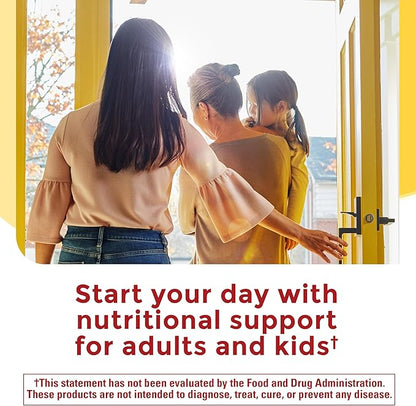 Nature Made Adult & Kids Multivitamin Gummies Combo Pack, Multis with Vitamin C, Vitamin D3, B Vitamins, Zinc, Omega 3 Fish Oil & More, Two Multivitamin Bottles for Whole Family