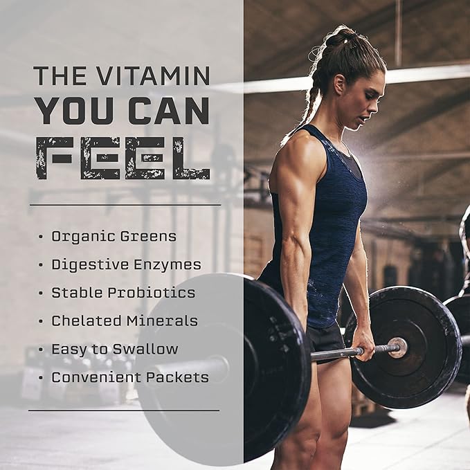 Myogenix Myovite Multivitamins for Athletes - High Performance Vitamins for Men and Women Athletes, Daily Vitamins for Optimum Nutrition, Muscle Function, and General Health, 44 Packets per Box