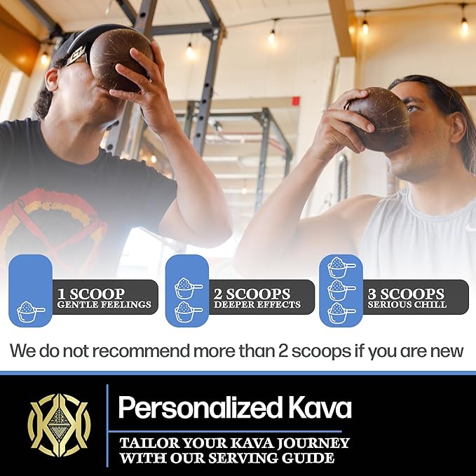 Koa Kava Dehydrated Instant Kava - 100% Dehydrated Instant Green Fijian Kava Root Powder, 8 oz (226g) Bag