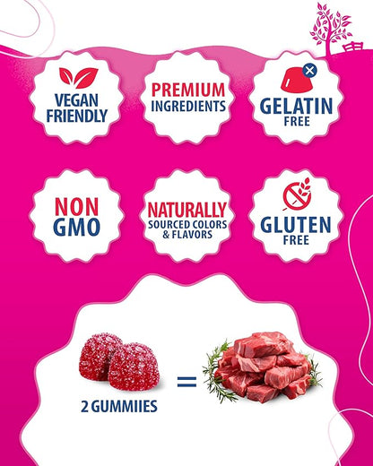 Zinc Gummies for Adults & Zinc Gummies for Kids. Zinc Chewable Gummy for Immune Support - Powerful Natural Antioxidant Non-GMO Supplement for Children Men Woman Adults