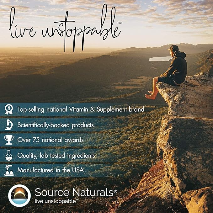 Source Naturals Niacinamide B-3, 100 mg Dietary Supplement - 100 Tablets