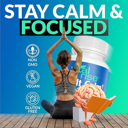 Magnesium & Ashwagandha Chewable Tablets for Adults – High Absorption Magnesium Stress Support Supplement – Gluten-Free, Vegan, Non-GMO, Grape-Flavored (60 Count)