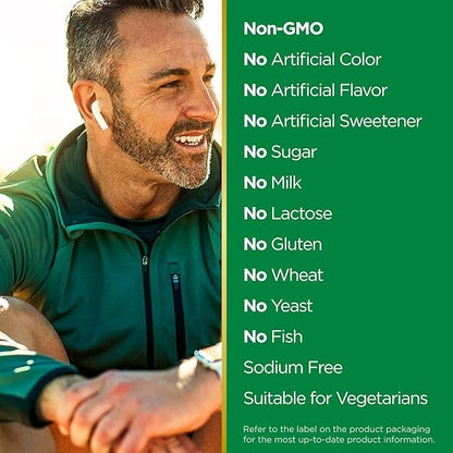 Nature's Bounty Omega 3, Plant-Based Omega 3 Fatty Acid Suppement, 520mg, Supports Whole Body Health Including Heart, Skin, Joint, 30 Vegetarian Softgels, Fish Oil Alternative, Omega 3 Supplements