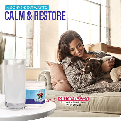 Dr. Price's Calming Magnesium Powder - Magnesium Citrate - Magnesium Supplement - 60 Servings - Pure Magnesium Powder - Natural Calming Magnesium - Non-GMO, Gluten Free, Anti-Stress Drink Mix - Cherry