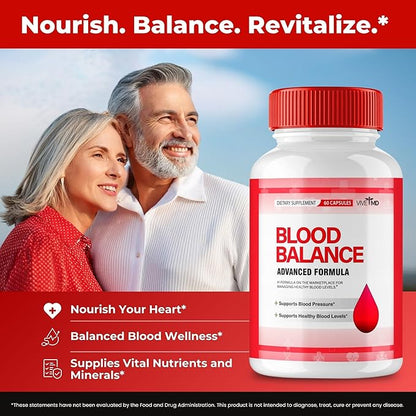 Blood Balance Supplement -Official Formula - Blood Balance Supplement, Extra Strength with Vitamin C, Turmeric Root Powder, Zinc Reviews (2 Pack)