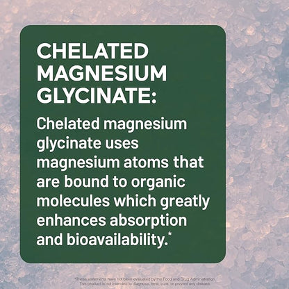 Smarter Nutrition Magnesium Complex - Chelated Magnesium Glycinate + Citrate, Malate for Sleep, Relaxation, Muscle & Nerves + Clinically Proven L-Theanine, Non-GMO-60 Tablet[30-Day Supply]