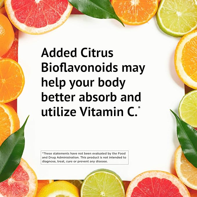 American Health Ester-C with Citrus Bioflavonoids Capsules - 24-Hour Immune Support, Gentle On Stomach, Non-Acidic Vitamin C - Non-GMO, Gluten-Free - 500 mg, 300 Count, 150 Servings