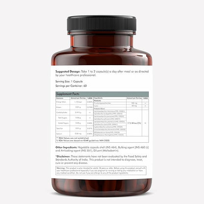 Probiotics Supplement 17.5 Billion CFU - 10 Strains Skin Care Management - for Women & Men