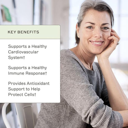 Amy Myers Resveratrol Supplement - Free Radical Scavenger to Support Immune System, Heart Health & Aging - Antioxidant Supplement to Balance Inflammatory Response & Support Blood Circulation, 60 Caps