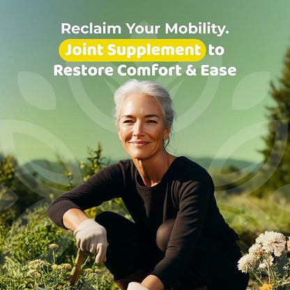 Motion Bliss Joint Supplements for Men & Women - Joint Health Support - with NEM, Calcium, Boswellia Serrata Extract, Collagen & More - 3.67 Oz - 30 Servings - Citrus Zest Flavor