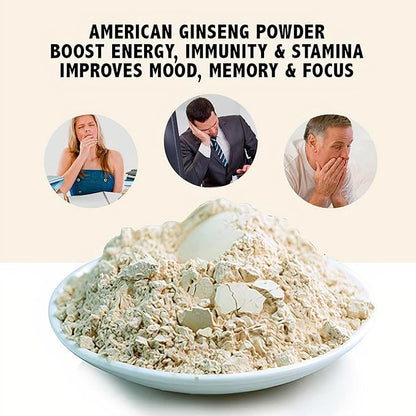 Zen Ginseng Powder - 4 oz. Bag of American Wisconsin Ginseng Extract - Non-GMO, Gluten Free - for Soups, Teas, Coffee, Juices, Smoothies and Baking.