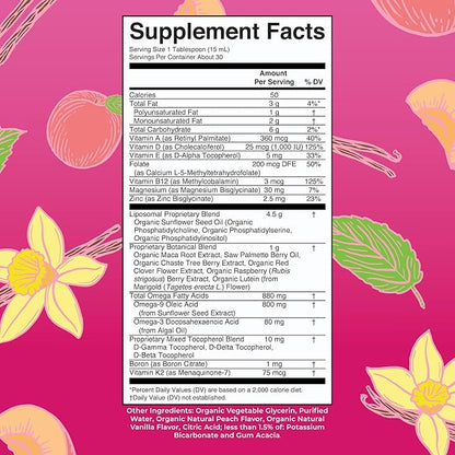 MaryRuth Organics Multivitamin for Women 40+, Womens Multivitamin Liposomal, Immune Support Supplement, Energy Supplements & Sleep Aid, Vegan, Sugar Free, Non-GMO, 15.22 Fl Oz