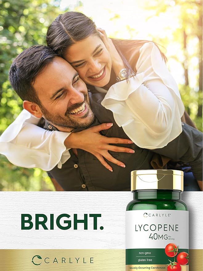 Carlyle Lycopene 40mg | 120 Softgels | Naturally-Occurring Carotenoid | Non-GMO & Gluten Free Supplement