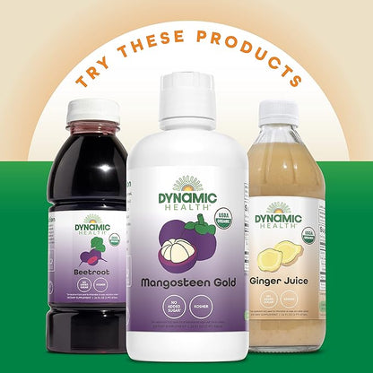 Dynamic Health 100% Pure Black Cherry Juice Concentrate, No Additives, Antioxidant Supplement, Urinary Tract & Joint Support, 16 Fl oz