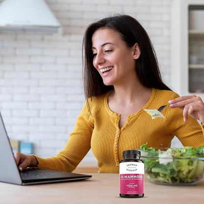 Thomas' all-natural Remedies D-mannose 1200mg - with Cranberry and Dandelion - Natural Urinary Tract and UTI Health Support - Best dmannose Capsules - NO fillers, All-Natural, Vegan - 120 Capsules