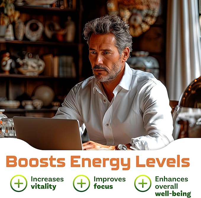 ProstaEros- Prostate Support Supplement - 7 Natural Ingredients- Black Maca, Saw Palmetto, Mashua, Cat's Claw, Gingseg, Black Nettle and Zinc. Capsules 60 Count (Pack of 1)