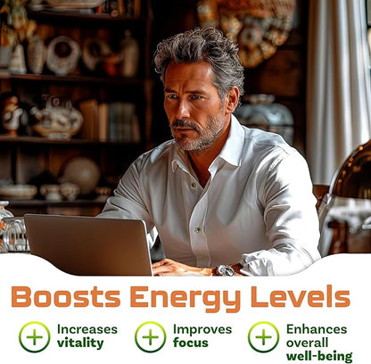 ProstaEros- Prostate Support Supplement - 7 Natural Ingredients - Black Maca, Saw Palmetto, Mashua, Cat's Claw, Gingseg, Black Nettle and Zinc Capsules 90 Count (Pack of 1)