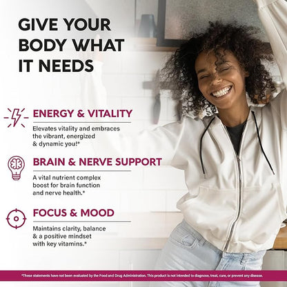 USDA Organic Vitamin B-Complex B5 Pantothenic Acid | B12 Methylcobalamin | B1 Thiamine | B6 Pyridoxine | B7 Biotin | B9 Folic | B3 Niacinamide - B Complex Liquid Drops, Made in USA Supplement, 2fl oz