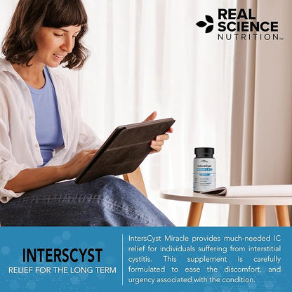 IntersCyst Miracle A Natural Supplement for Bladder and Kidney Health, Providing Relief for Interstitial Cystitis and Constipation