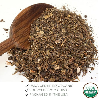 Elanen Naturals Organic Valerian Root 4 oz. (113g), USDA Certified Organic Valerian Root Herb Tea, Te De Valeriana Para Dormir, Valarian Officinalis Whole Loose Leaf, Cut & Sifted