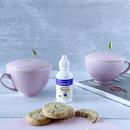 Nunaturals Clear Extract NuStevia, Plant-Based Sweetener, 2 oz, 2 Pack, Plastic