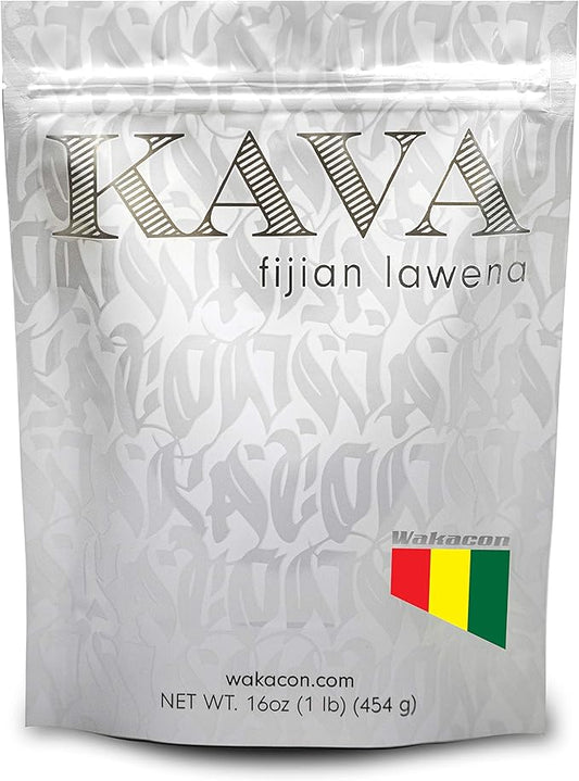 Kava Lawena Powder – Authentic, Noble Kava Crown Root Powder from Fiji – Premium, Responsibly Sourced, 16 Oz