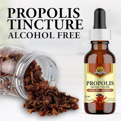 Dutchman's Gold Propolis 20% Tincture - Alcohol Free - 50 ml