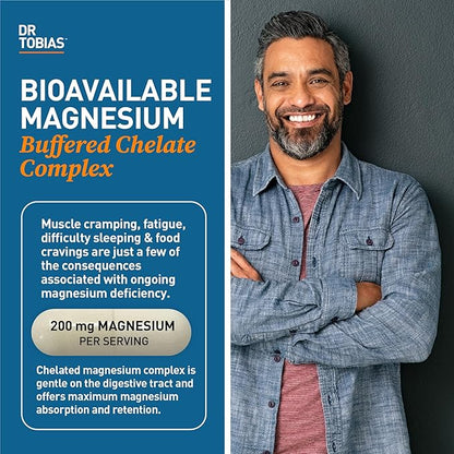 Dr. Tobias Magnesium Bisglycinate and Liposomal Glutathione - Supports Energy, Muscle Function, and Immune Health - Maximum Absorption - Vegan, Non-GMO
