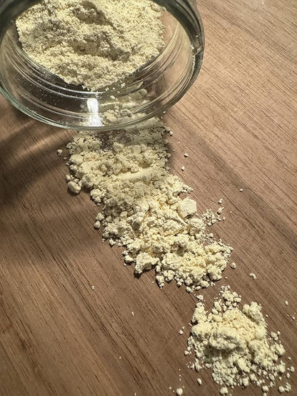 Freeze-Dried Lion's Mane Mushroom Fruiting Bodies | Can be rehydrated and cooked or used as supplement | Make into tincture, tea or powder | Grown in U.S.A | USDA Organic | in Vacuume Sealed Jar | 25 Year Shelf-Life