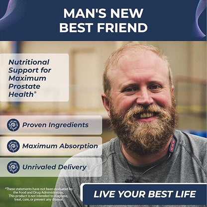 Men's Advanced Prostrate and Repair Bundle, Turmeric Curcumin Joint Support Supplement & Saw Palmetto Prostate Supplement for Men