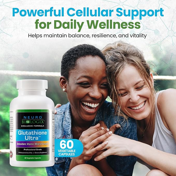 Glutathione Ultra Complex – Comprehensive Antioxidant Support for Detox & Immune System Function - Glutathione Supplement with L-glutathione, Quercetin, Zinc, Selenium & Vitamins A & C - 60 Capsules